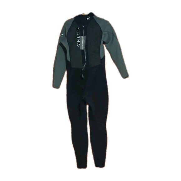 O'Neill Men's Reactor II 3/2mm Back Zip Full Wetsuit - Black / Graphite New Open - Picture 1 of 7
